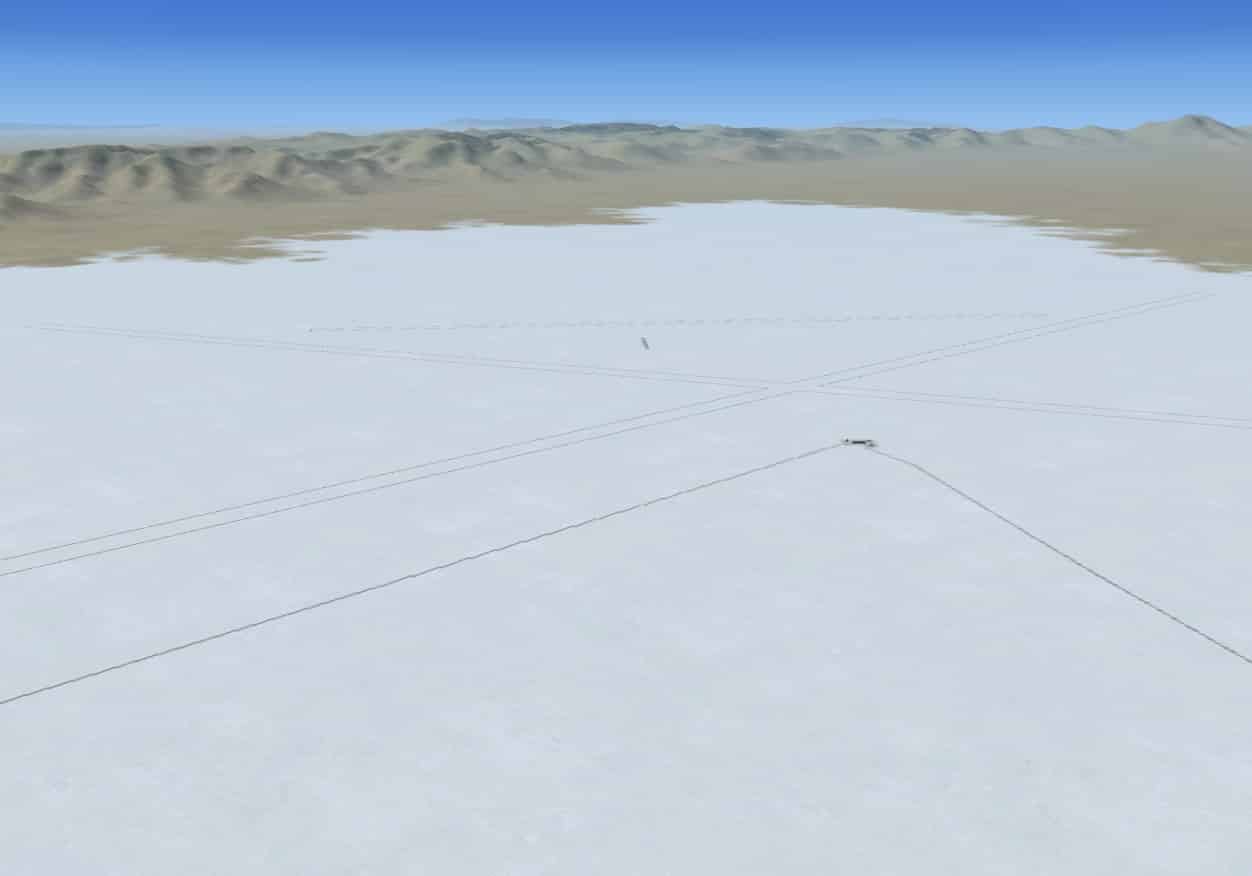 White Sands, New Mexico.