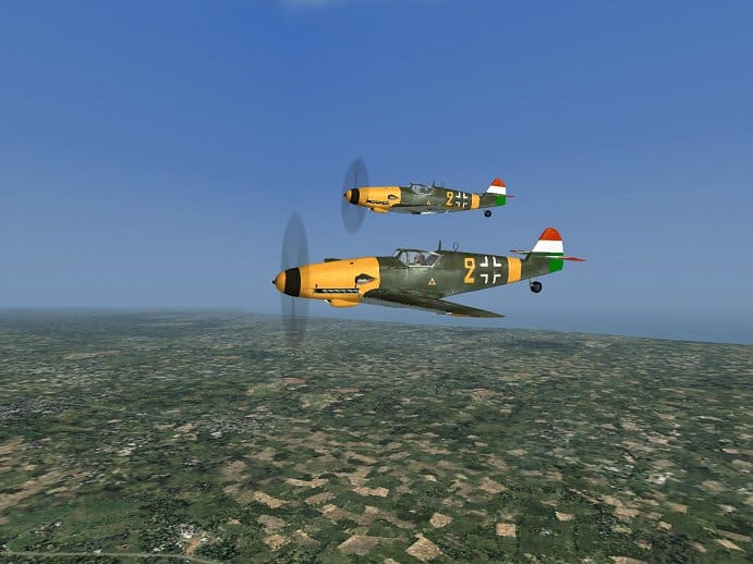 Bf 109G of a Hungarian Squadron