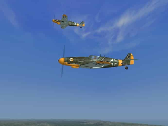 Bf 109G_10 in the colors of Werner Molders as Kommandore, JG51