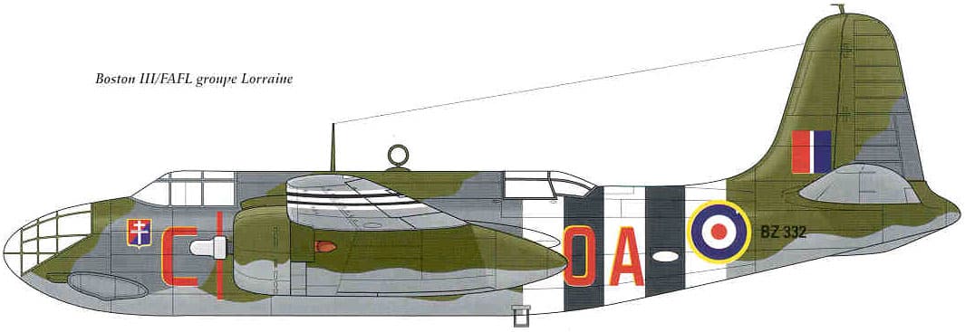Boston Mk III 342 Sqn Textures