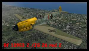 CFS3 Bf 109E-3 2./JG 26 red 2 Attack in the West spring 1940