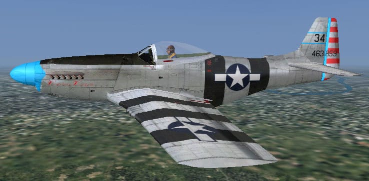 CFS3 PACIFIC GHOSTS NORTH AMERICAN P-51D-20-NA MUSTANG 39 FS 44-63859