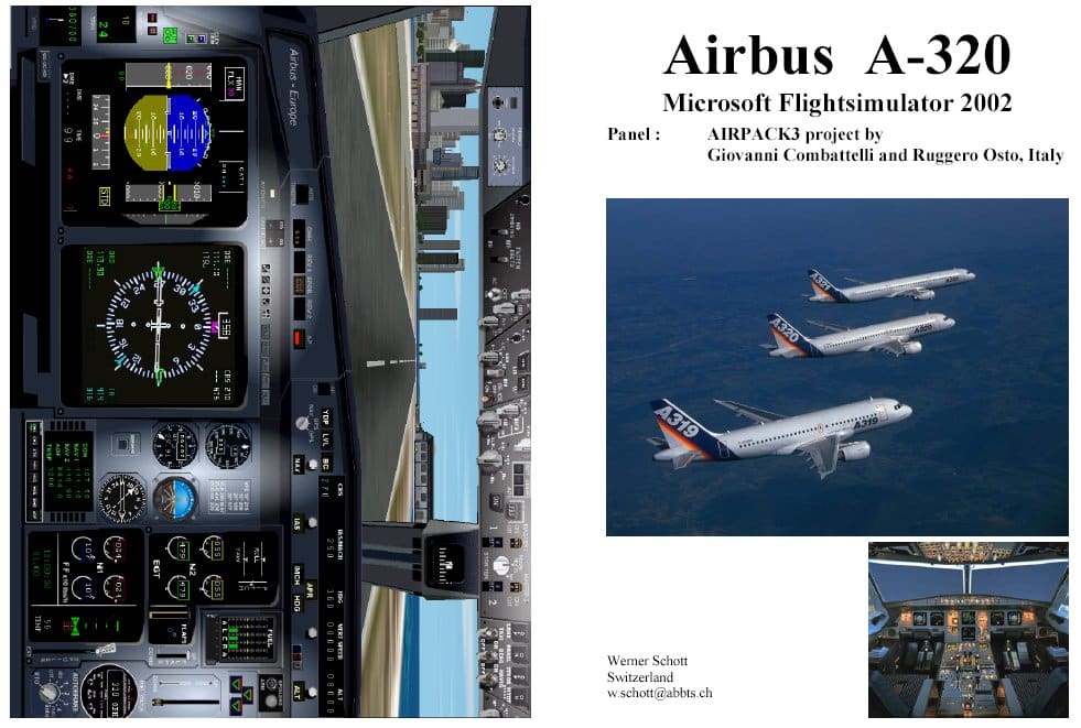FS2002 Manual/Checklist — Airbus A-320