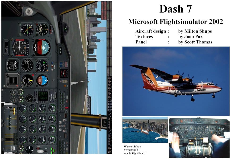 FS2002 Manual/Checklist — Dash 7