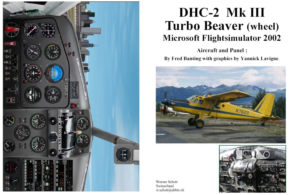 FS2002 Manual/Checklist — De Havilland DHC-2 Turbo Beaver Mk III