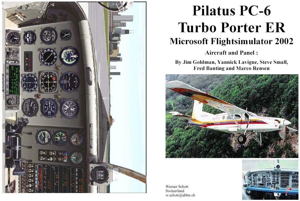 FS2002 Manual/Checklist — Pilatus PC-6 Turbo Porter