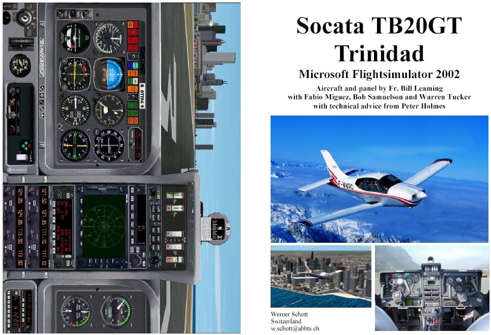 FS2002 Manual/Checklist — Socata TB20GT “Trinidad”