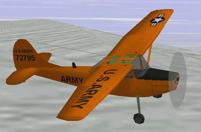 FS98 Cessna O-IE Bird Dog