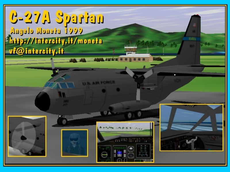 FS98 Moving parts C-27 Spartan