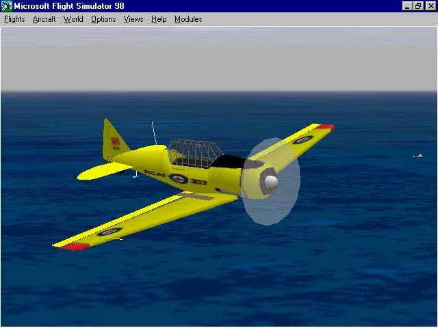 FS98 RCAF Harvard T6 Texan