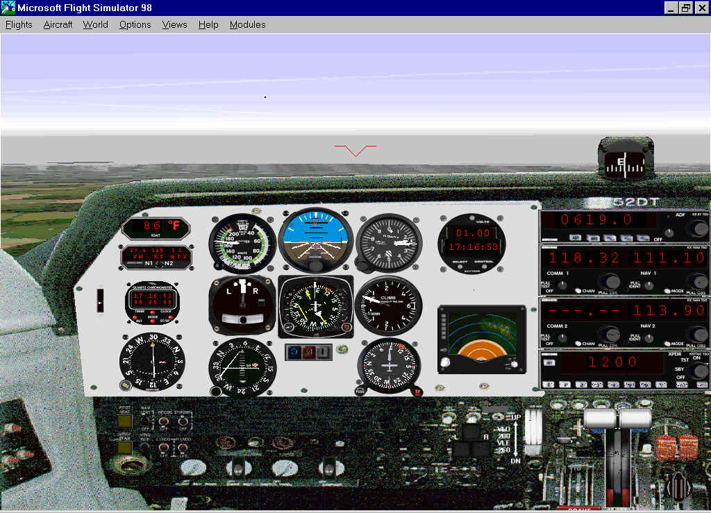 FS98 USN Cessna 310B/ U-3A with panel