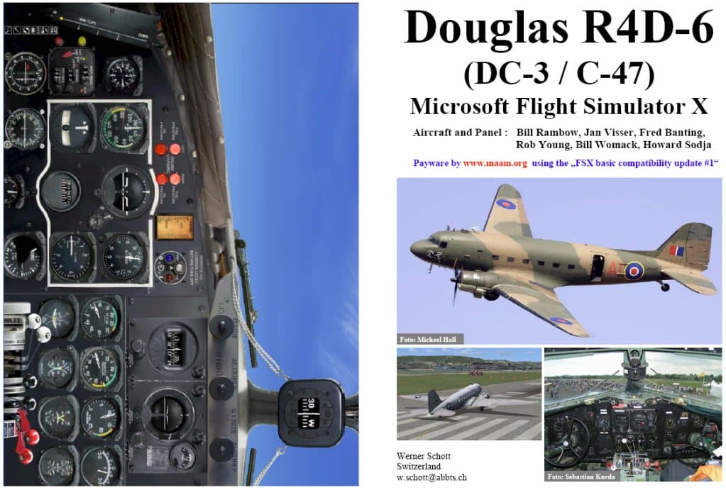 FSX Manual/Checklist Douglas R4D-6 NATS