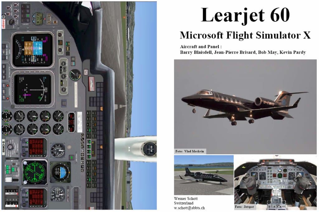 FSX Manual/Checklist Learjet 60