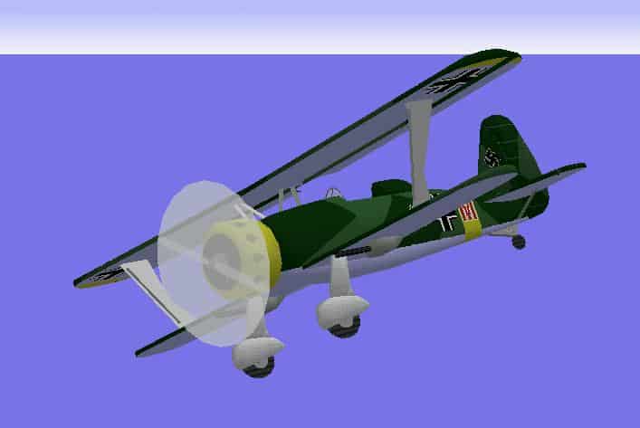 Henschel Hs123 – Escuadrilla Azul