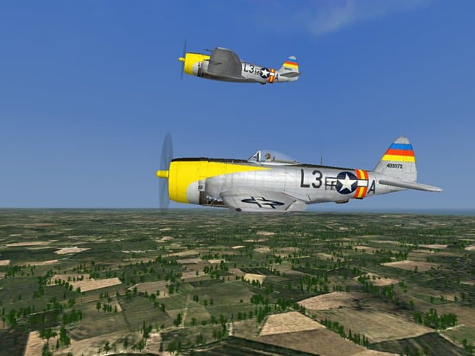 Republic P-47D-25 Thunderbolt of the 512th Fighter Squadron