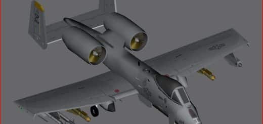 A-10 Thunderbolt II Scenery Object
