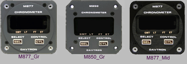 Davtron Chronometers M550 and M877