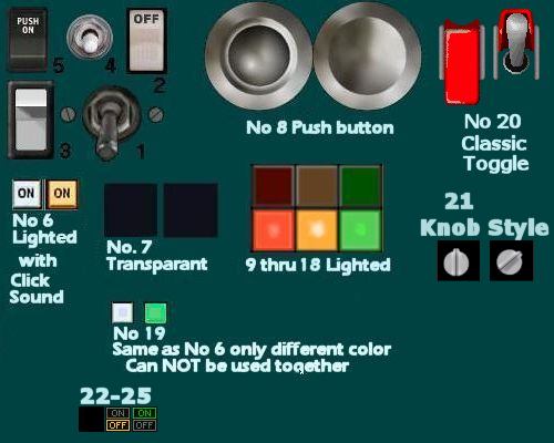 FS2002/CFS2 Gauge — Programmable Sound Playback Switches MP3/WMA/WAV/MID