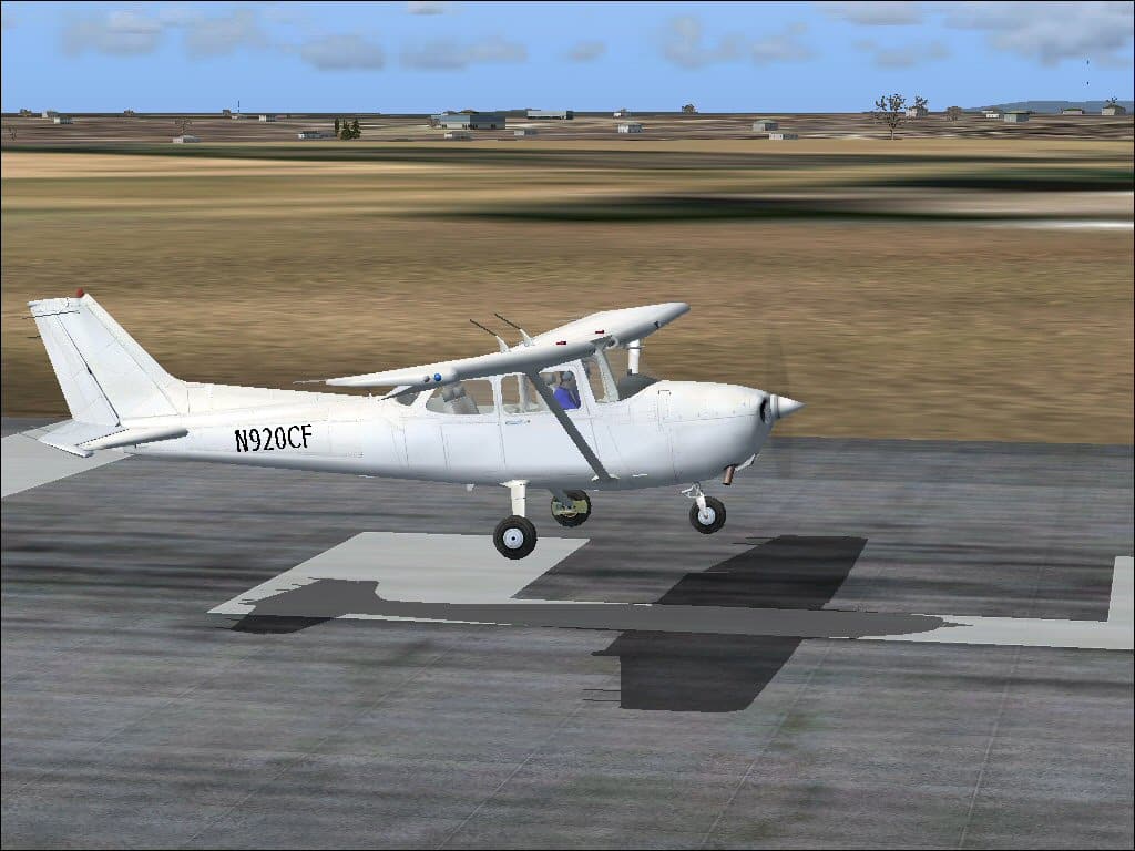 FS2004 Default Cessna 172 Blank Textures