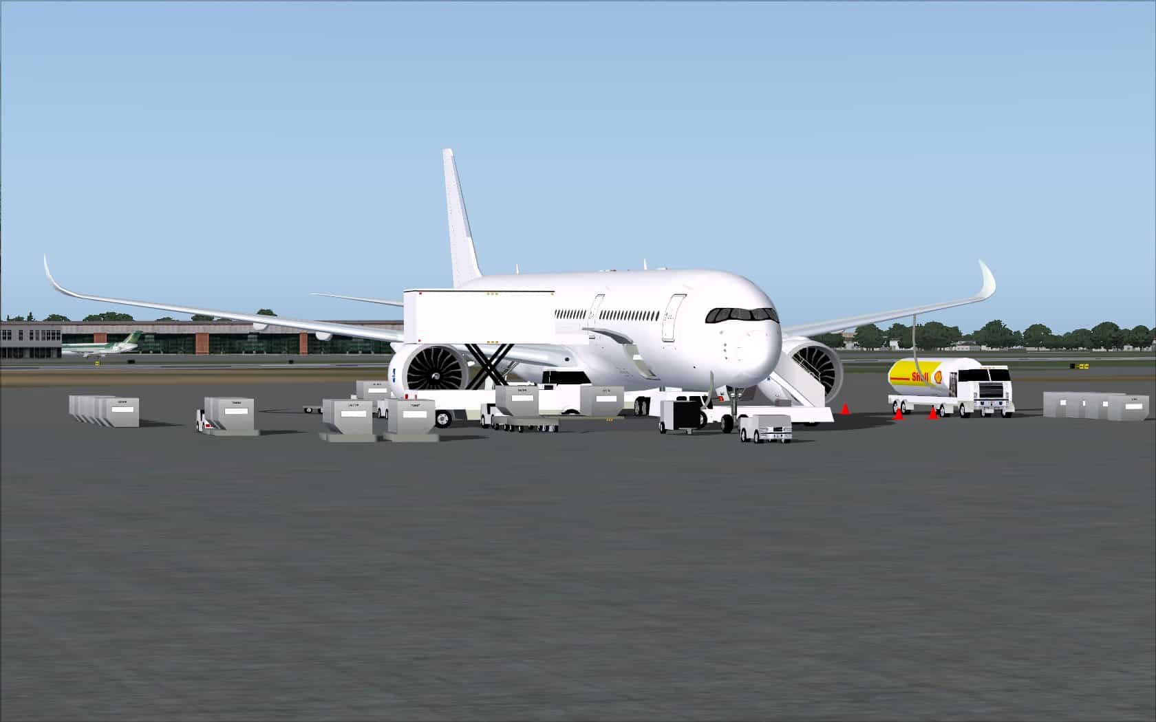 FS2004 Paint Kit Airbus A350-1000 v4
