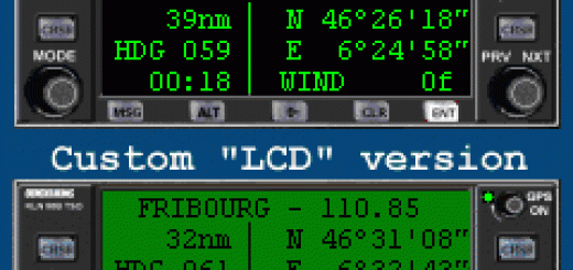 FS98/FS2000 ACS-GPS98 GPS Gauges family