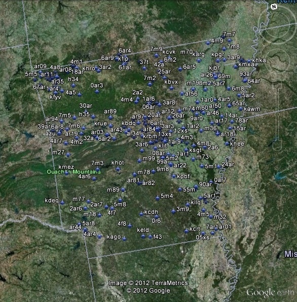 FSX Arkansas Airfield Locator Update 1