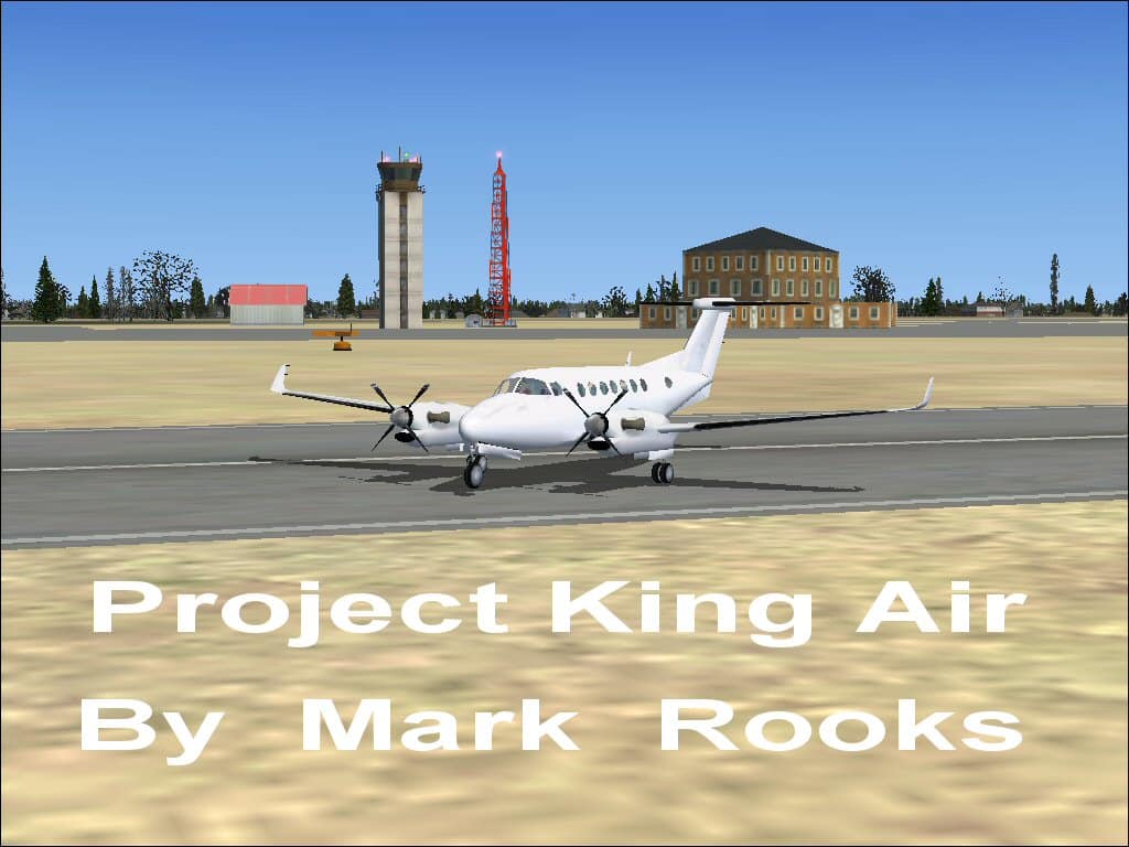 FSX Beech King Air 350 Blank Textures
