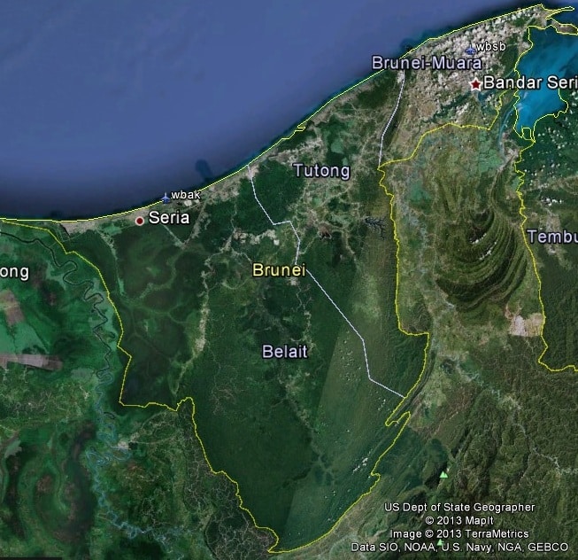 FSX Brunei Airfield Locator