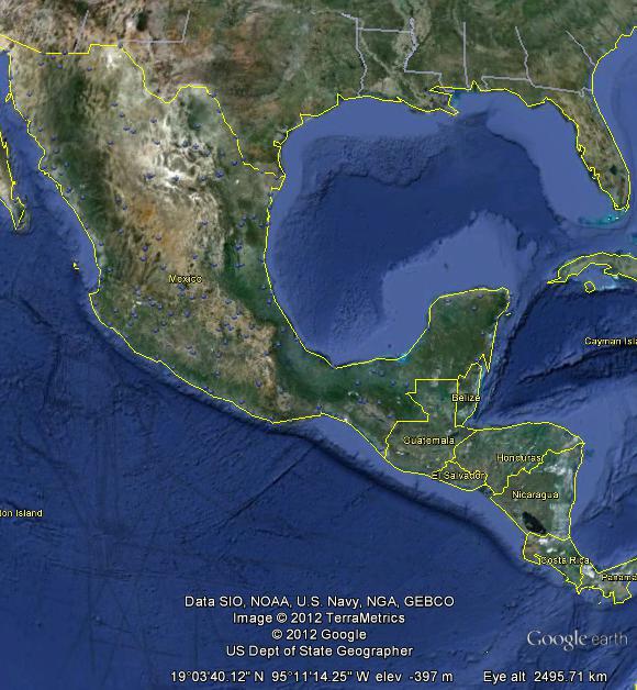 FSX Central America Airfield Locator