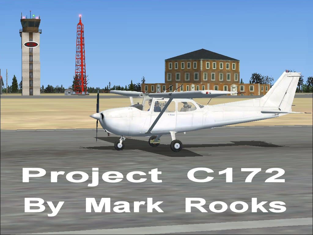 FSX Cessna 172 Blank Textures