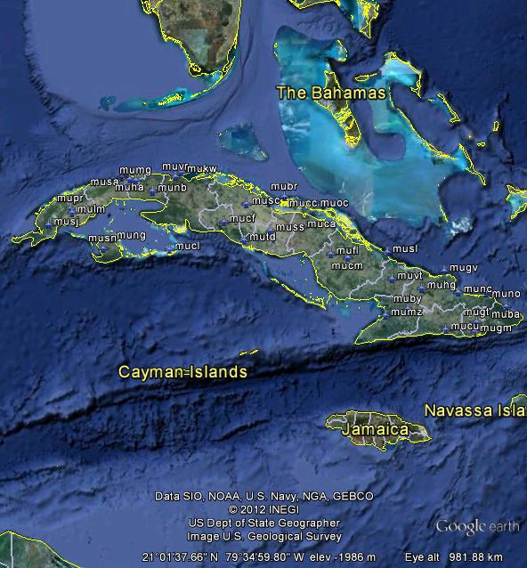 FSX Cuba Airfield Locator