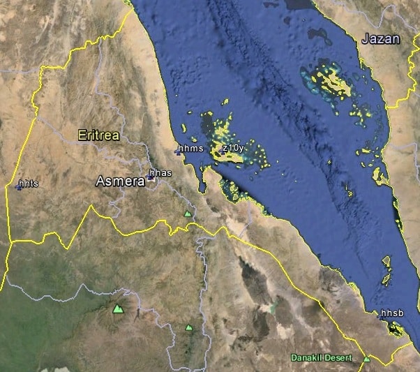 FSX Eritrea Airfield Locator