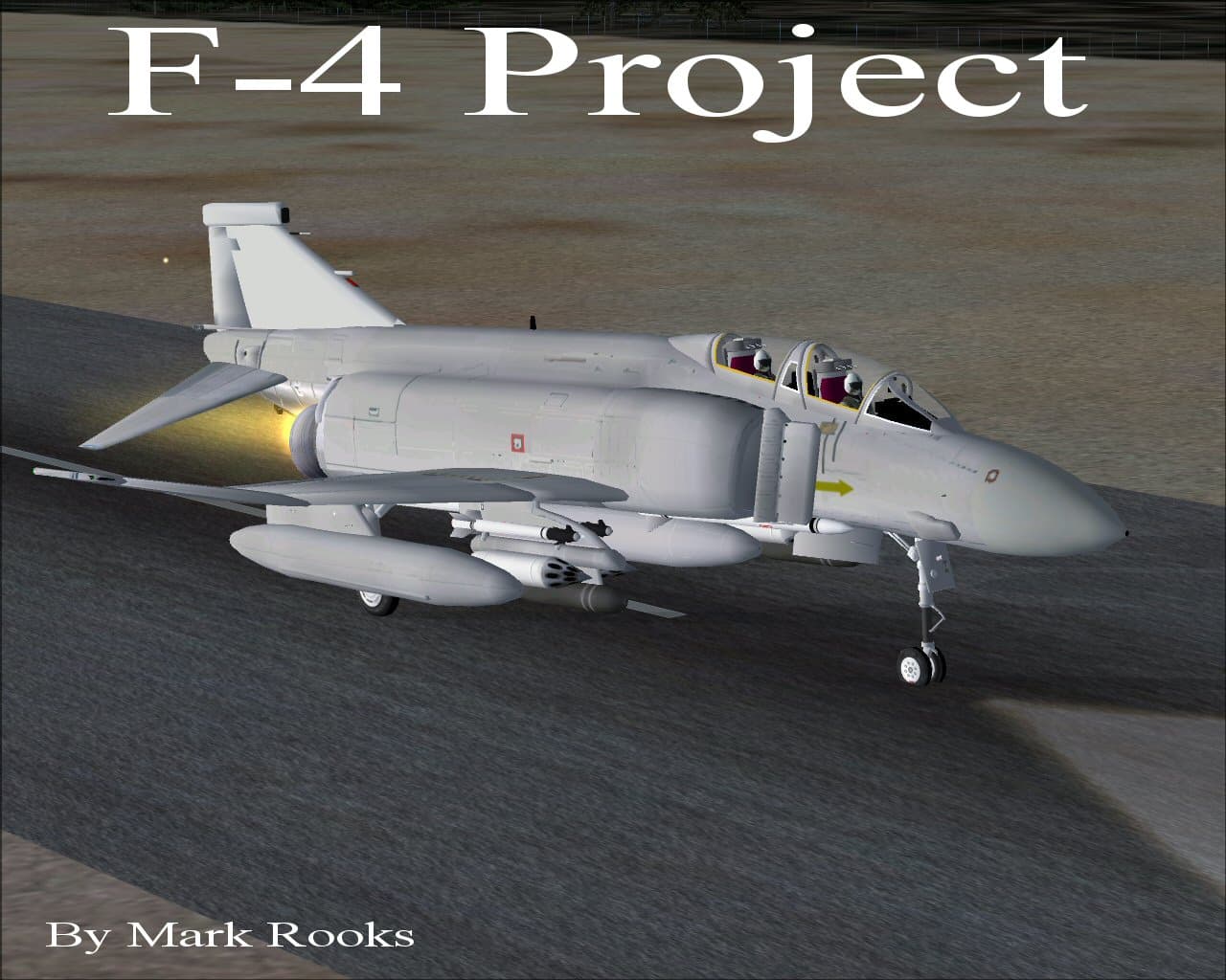 FSX F-4 Phantom Blank Repaint Starter Pack