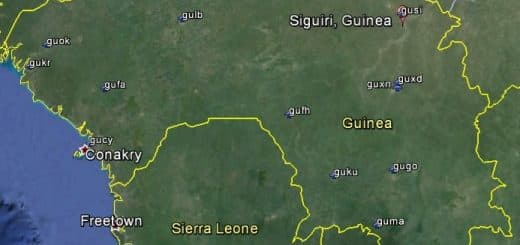 FSX Guinea Airfield Locator