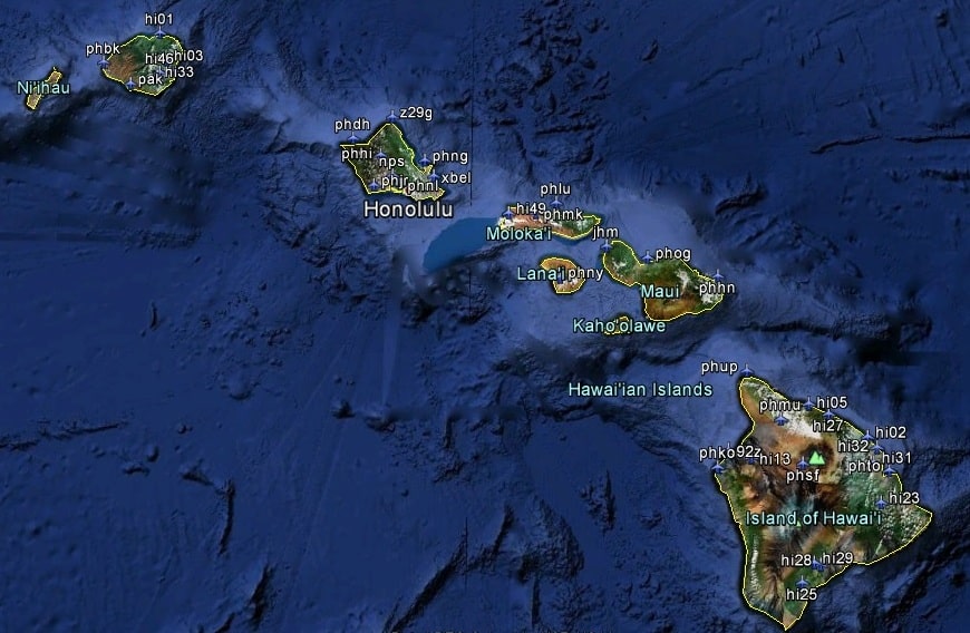 FSX Hawaii Airfield Locator Update1