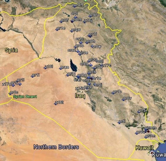 FSX Iraq Airfield Locator