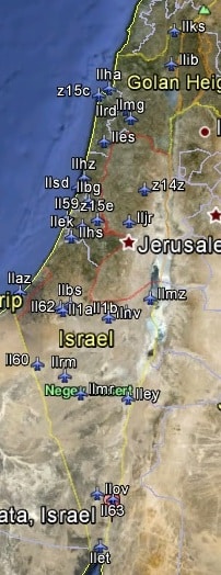 FSX Israel Airfield Locator