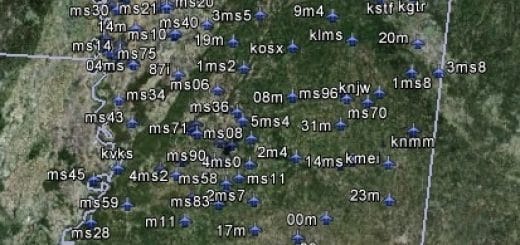 FSX Mississippi Airfield Locator