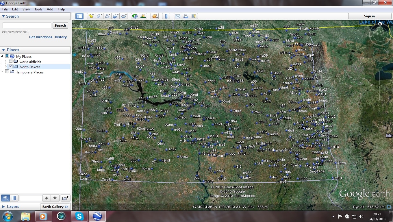 FSX North Dakota Airfield Locator