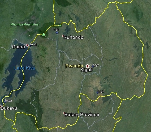 FSX Rwanda Airfield Locator