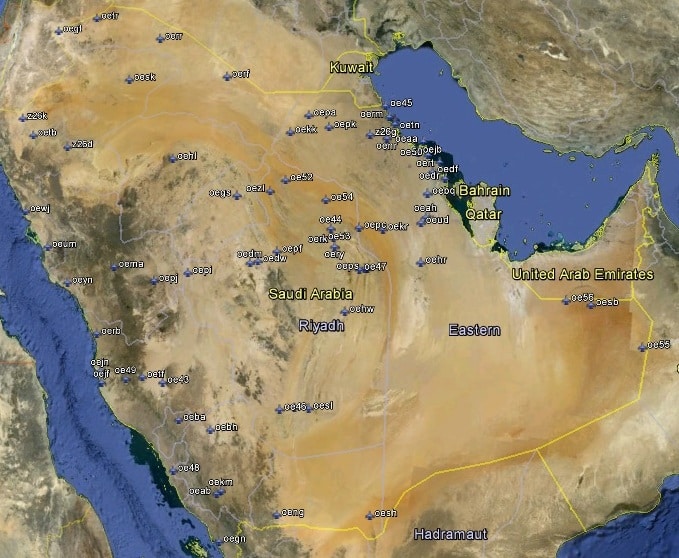 FSX Saudi Arabia Airfield Locator