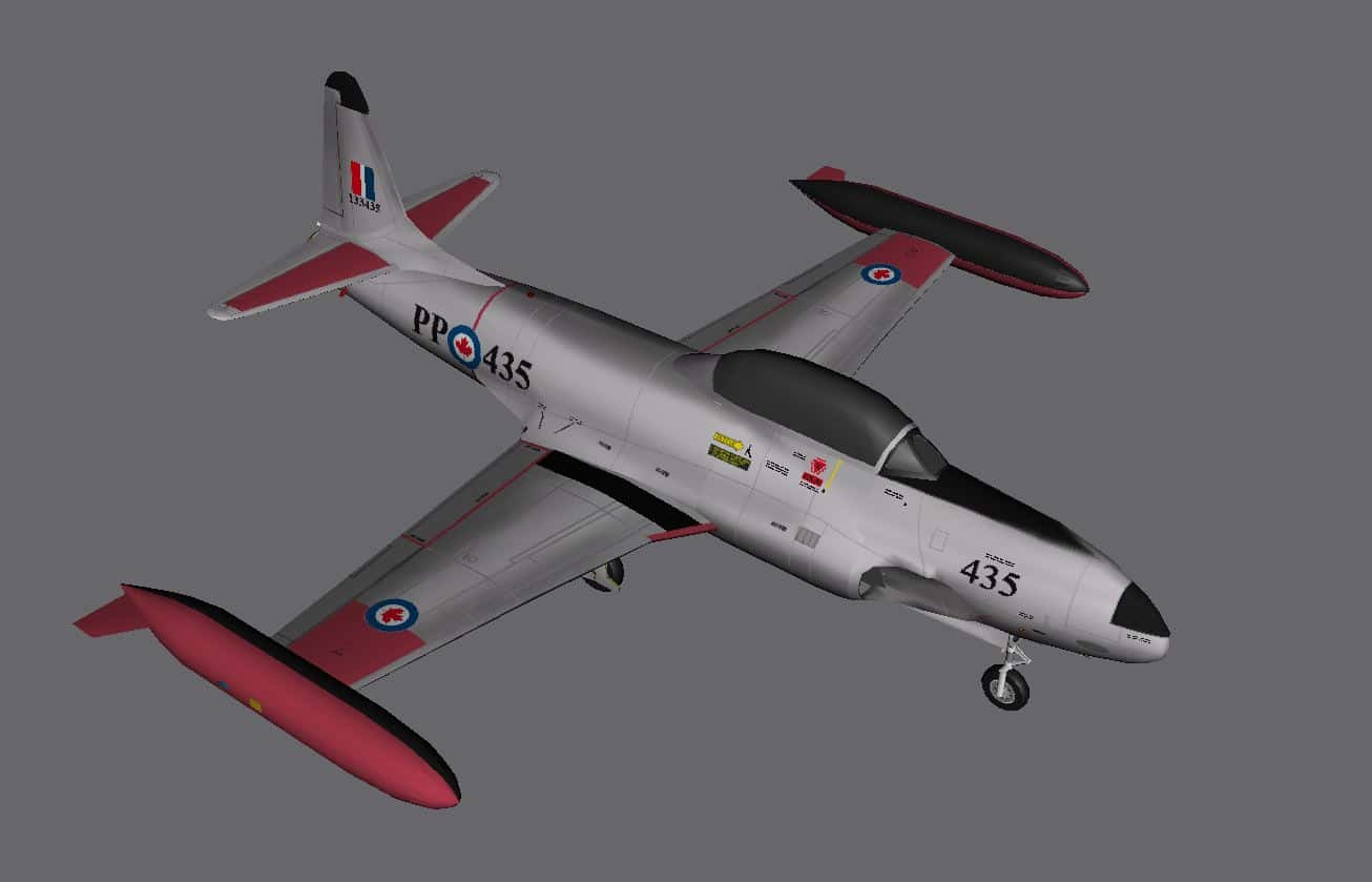 FSX T33 Static Scenery Object