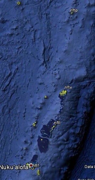 FSX Tonga Airfield Locator