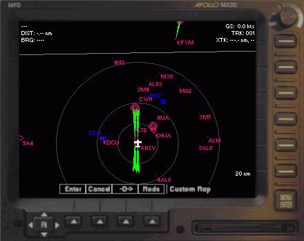 MX20 GPS Display Ver 1.0 FS2002 GPS replacement