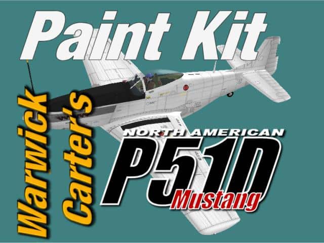 Paint Kit For Warwick Carter’s Civilian P51D Package