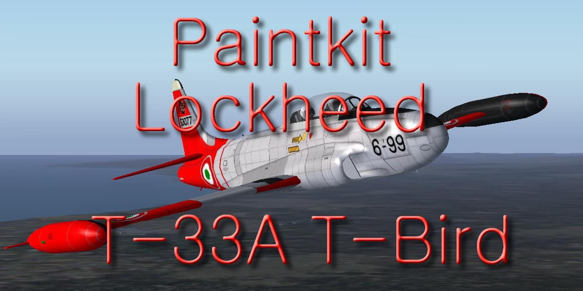 Paint Kit for Fs9/FSX T-33A T-Bird
