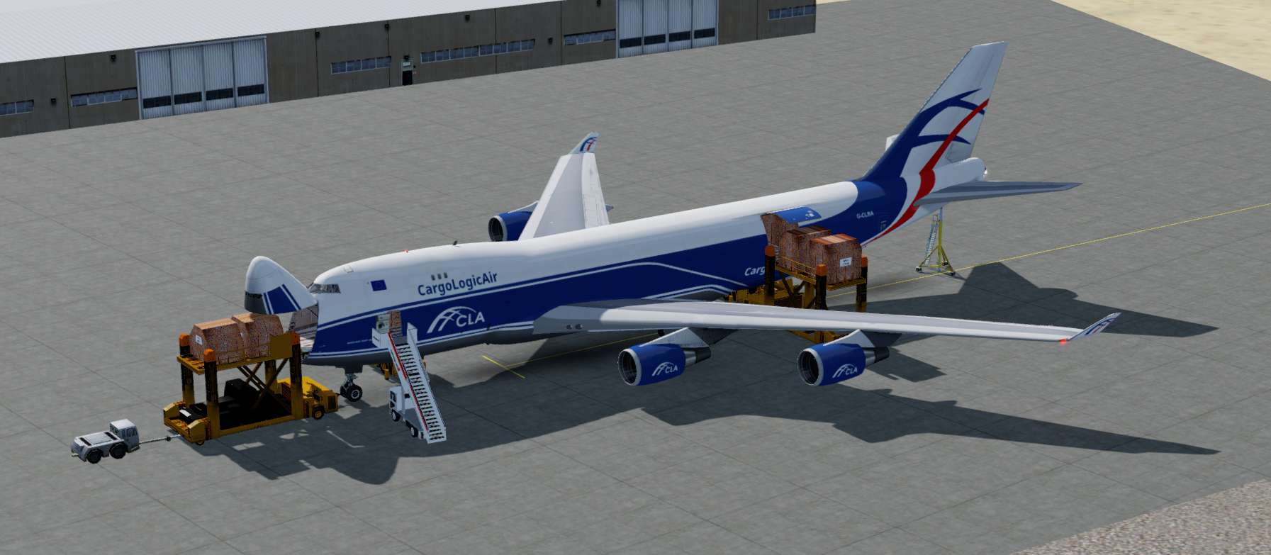 FSX/P3D Boeing 747-400F CargoLogicAir package