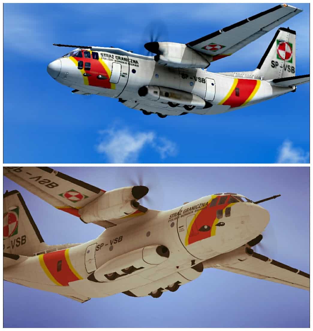 IRIS C27J Spartan Polish Border Guard textures