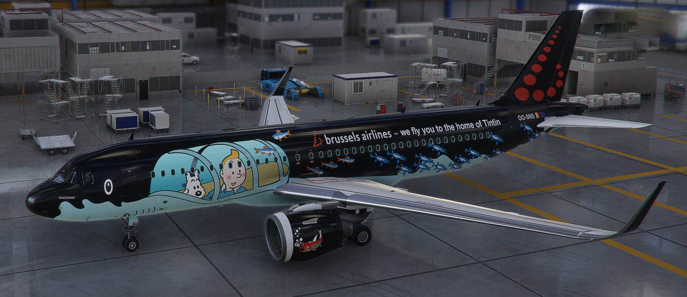 A320 Neo Brussels Airlines – SN Rackham (Tintin) v1.0