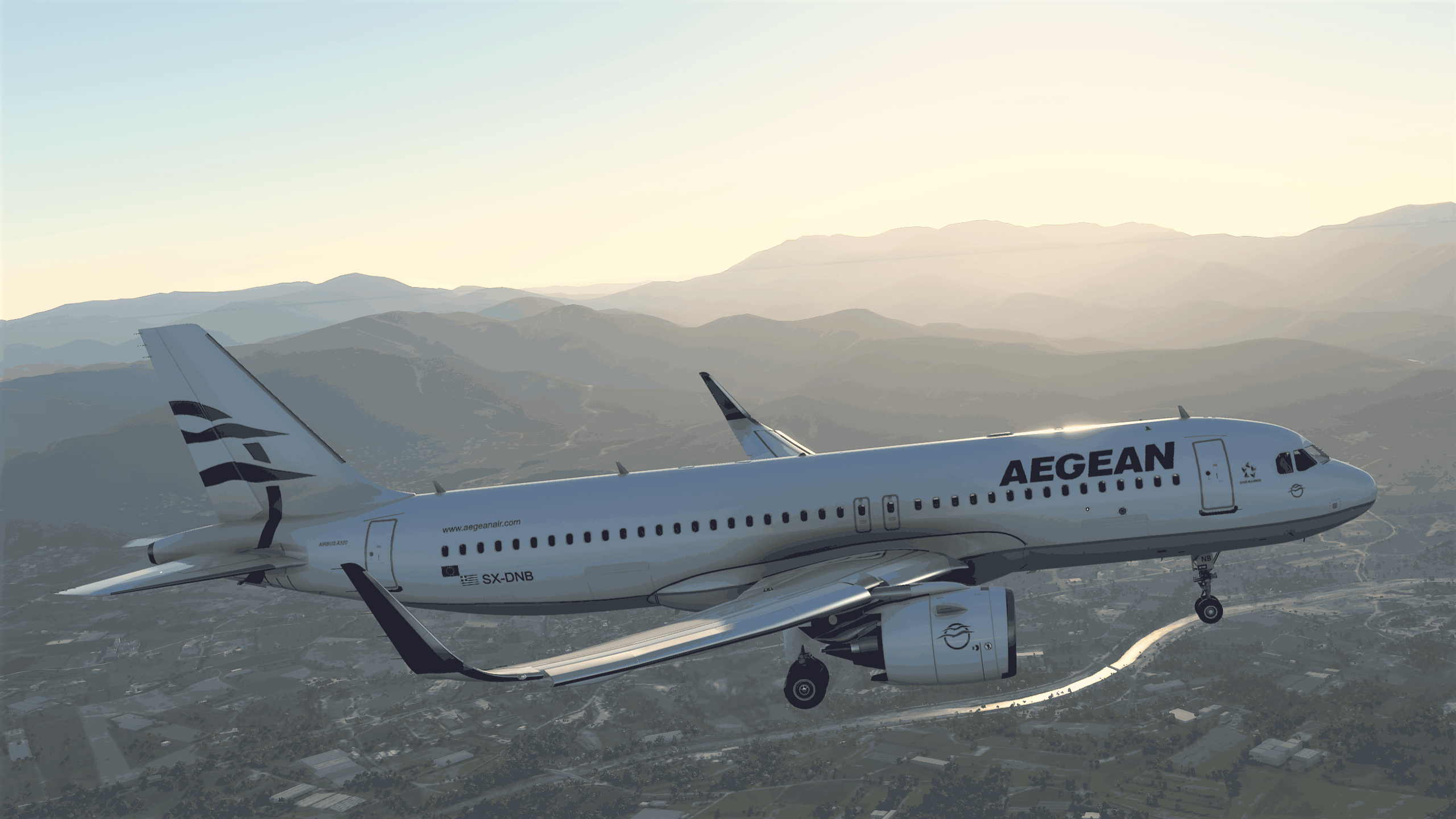 A320neo Aegean Livery
